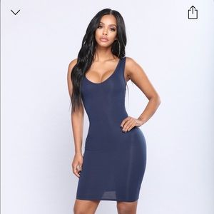 Fashion Nova Dress in Navy! Size Small